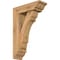 Ekena Millwork Olympic Traditional Smooth Bracket w/ Offset Brace, Western Red Cedar, 5 1/2"W x 16"D x 24"H BKT0604X16X24OLY01SWR - alternate 1